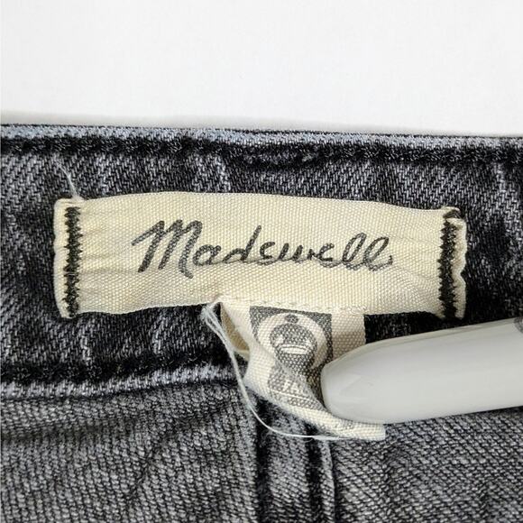 Madewell Curvy Perfect Vintage Jeans 28 Charcoal Gray Mom Jean Aesthetic '90s - Picture 3 of 11